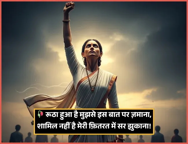 2 Line Attitude Shayari