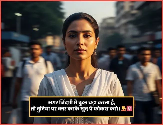 2 Line Attitude Shayari in Hindi for Girls