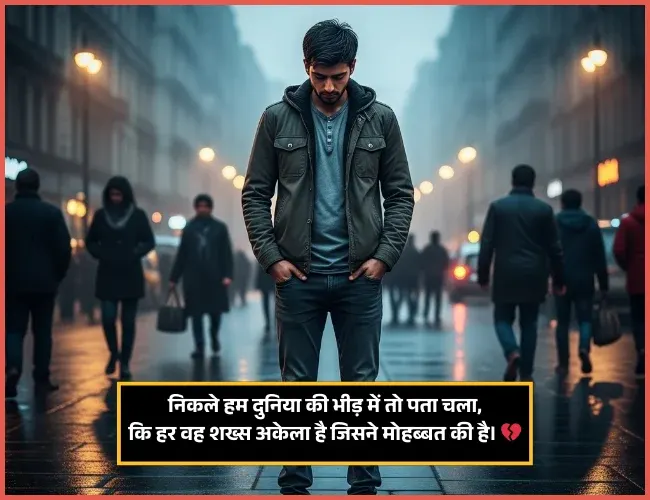 Akelapan Shayari on Life