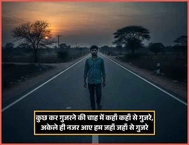 Akelapan Shayari