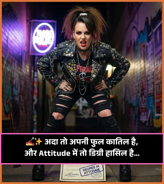 Attitude Shayari for Girls Attitude Shayari for Girls