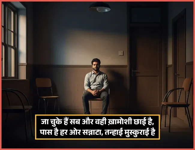 Khamoshi Akelapan Shayari in Hindi