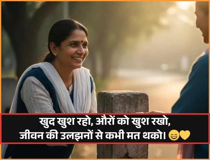 Smile Life Happy Shayari Image